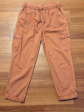 Women's Ankle‎ Cargo Pants in Rust - Brand: